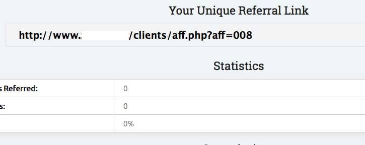 affiliate program link